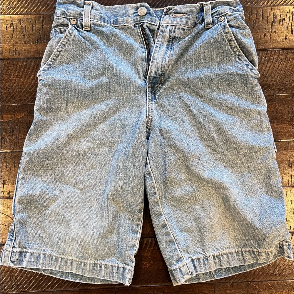 Vintage cargo-style jean shorts